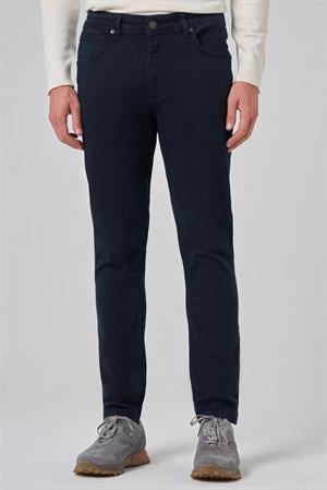 Morven Erkek Lacivert Denim 5 Cep Slim Fit Jean Kot Pantolon