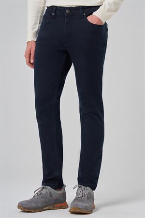 Morven Erkek Lacivert Denim 5 Cep Slim Fit Jean Kot Pantolon