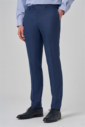 Morven Erkek Lacivert Klasik Slim Fit Dar Kesim Pantolon