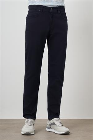 Morven Erkek Lacivert Pamuk 5 Cep Slim Fit Jean Kot Pantolon