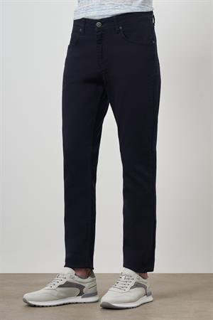 Morven Erkek Lacivert Pamuk 5 Cep Slim Fit Jean Kot Pantolon
