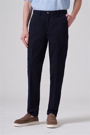 Morven Erkek Lacivert Pamuk Trend Dynamic Fit Chino Pantolon