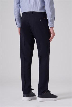Morven Erkek Lacivert Pamuk Trend Dynamic Fit Chino Pantolon