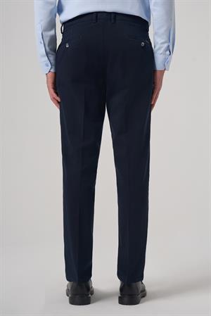 Morven Erkek Lacivert Pamuk Trend Dynamic Fit Chino Pantolon