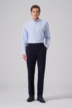 Morven Erkek Lacivert Pamuk Trend Dynamic Fit Chino Pantolon