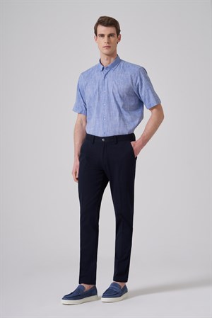 Morven Erkek Lacivert Pamuk Trend Dynamic Fit Chino Pantolon
