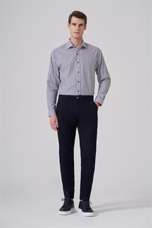 Morven Erkek Lacivert Pamuk Trend Dynamic Fit Chino Pantolon