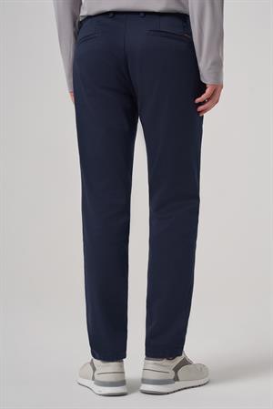 Morven Erkek Lacivert Pamuk Trend Slim Fit Chino Pantolon