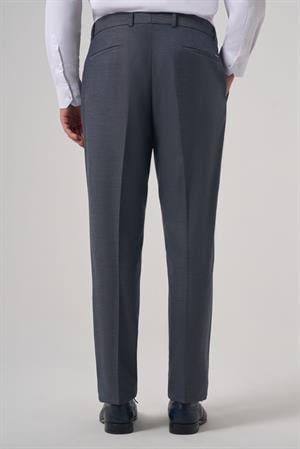 Morven Erkek Lacivert Poliviskon Trend Desenli Dynamic Fit Pantolon