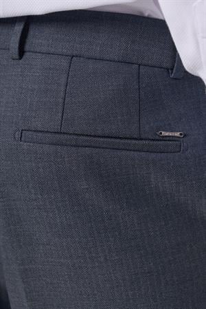 Morven Erkek Lacivert Poliviskon Trend Desenli Dynamic Fit Pantolon