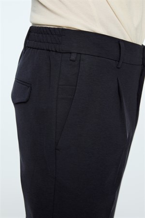 Morven Erkek Lacivert Poliviskon Trend Düz Slim Fit Pantolon