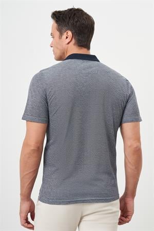 Morven Erkek Lacivert Trend Cepli Polo Yaka T-Shirt