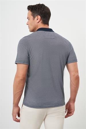 Morven Erkek Lacivert Trend Cepli Polo Yaka T-Shirt