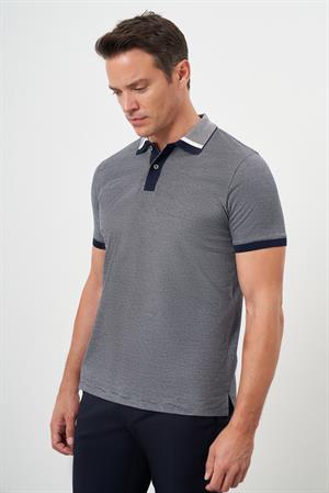 Morven Erkek Lacivert Trend Polo Yaka Dynamic Fit T-Shirt