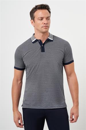 Morven Erkek Lacivert Trend Polo Yaka Dynamic Fit T-Shirt