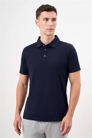 Morven Erkek Lacivert Trend Polo Yaka Dynamic Fit T-Shirt
