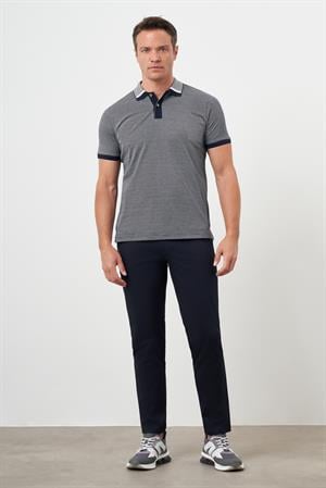 Morven Erkek Lacivert Trend Polo Yaka Dynamic Fit T-Shirt