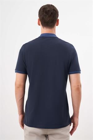 Morven Erkek Lacivert Trend Polo Yaka Dynamic Fit T-Shirt
