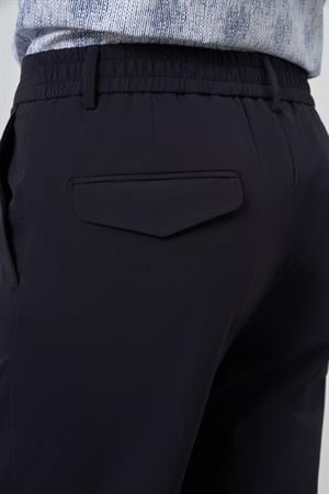 Morven Erkek Lacivert Trend Slim Fit Tam Lastik Pantolon