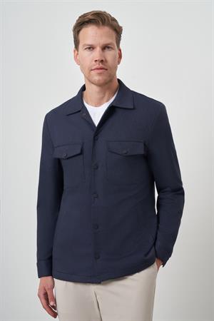 Morven Erkek Lacivert Worker Gömlek Ceket