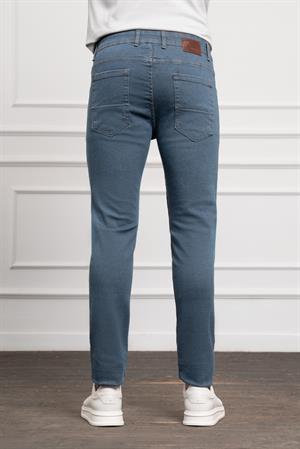 Morven Erkek Marine Jean Slim Fit Dar Kesim Pantolon