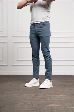 Morven Erkek Marine Jean Slim Fit Dar Kesim Pantolon
