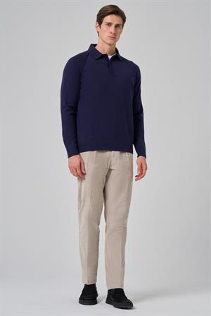 Morven Erkek Marine Trend Core Spun Polo Yaka Dynamic Fit Rahat Kesim Triko