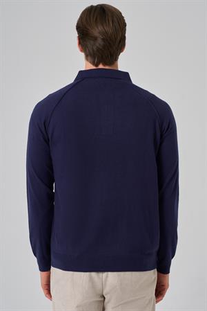 Morven Erkek Marine Trend Core Spun Polo Yaka Dynamic Fit Rahat Kesim Triko