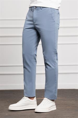 Morven Erkek Mavi Dynamic Fit Rahat Kesim Chino Pantolon