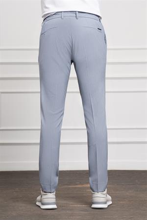 Morven Erkek Mavi Poliviskon Trend İpli Jogger Slim Fit Dar Kesim Spor Pantolon