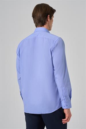 Morven Erkek Mavi Trend Regular Fit Gömlek