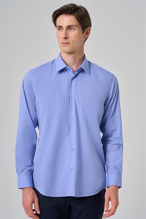Morven Erkek Mavi Trend Regular Fit Gömlek