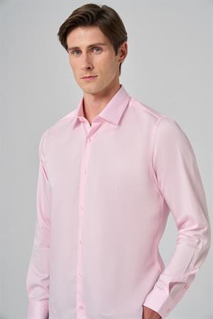 Morven Erkek Pembe Dynamic Fit Sert Yaka Gömlek