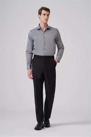 Morven Erkek Siyah Basic Düz Dynamic Fit Pantolon