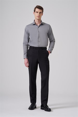 Morven Erkek Siyah Basic Düz Dynamic Fit Pantolon