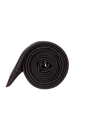 Morven Erkek Siyah Basic Düz Mikrofiber Kravat