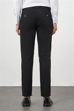 Morven Erkek Siyah Chino Dynamik Fit Pantolon