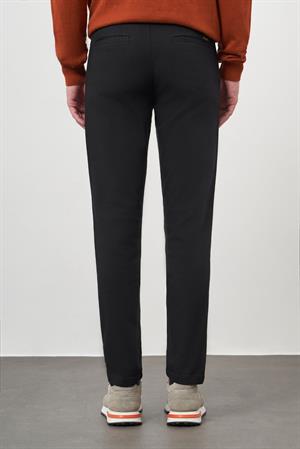 Morven Erkek Siyah Chino Slim Fit Pantolon