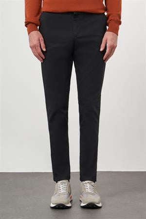 Morven Erkek Siyah Chino Slim Fit Pantolon