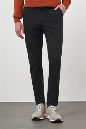 Morven Erkek Siyah Chino Slim Fit Pantolon