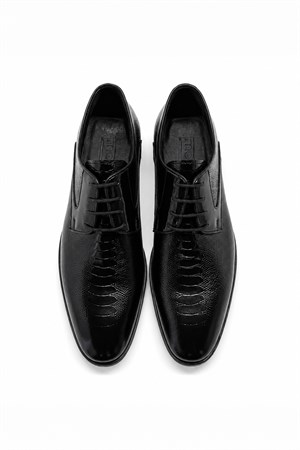 Morven Erkek Siyah Classic Rugan Neolit Taban Ayakkabı