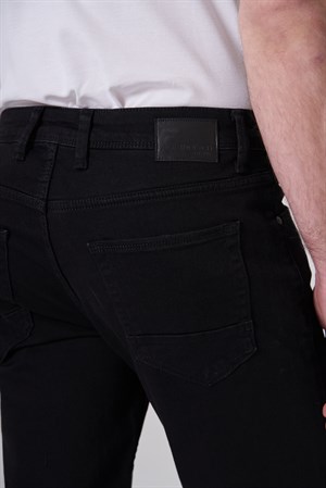 Morven Erkek Siyah Denim 5 Cep Dynamic  Fit Jean