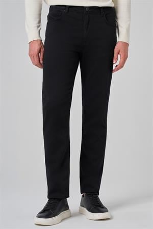 Morven Erkek Siyah Denim 5 Cep Dynamic Fit Jean Kot Pantolon
