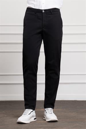 Morven Erkek Siyah Dynamic Fit Chino Pantolon