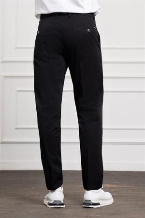 Morven Erkek Siyah Dynamic Fit Chino Pantolon