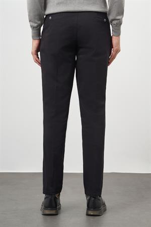 Morven Erkek Siyah Dynamic Fit Chino Pantolon