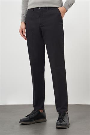 Morven Erkek Siyah Dynamic Fit Chino Pantolon