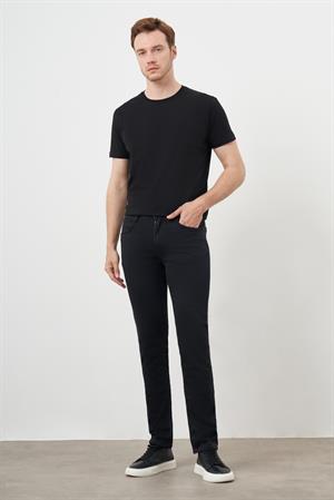Morven Erkek Siyah Mevsimlik Pamuk 5 Cep Dynamic Fit Jean Pantolon