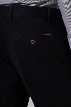 Morven Erkek Siyah Pamuk Trend Dynamic Fit Chino Pantolon