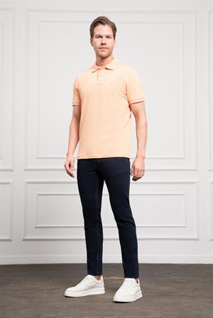 Morven Erkek Somon Basic Polo Yaka Dynamic Fit T-Shirt